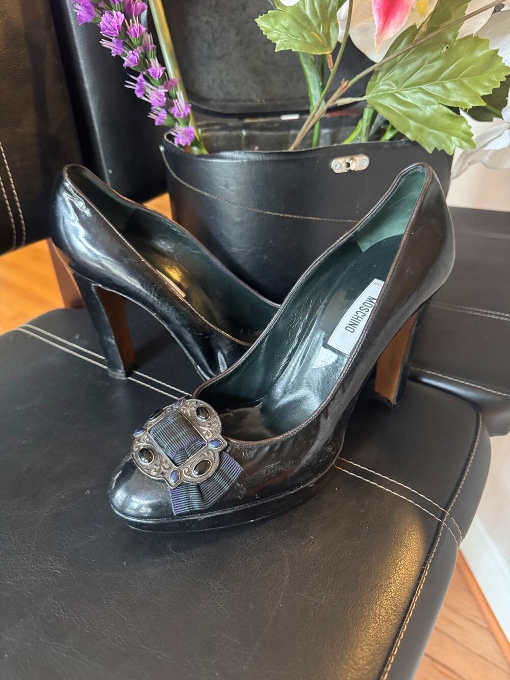 Vintage Moschino platform heel shoe 37.5 (700
